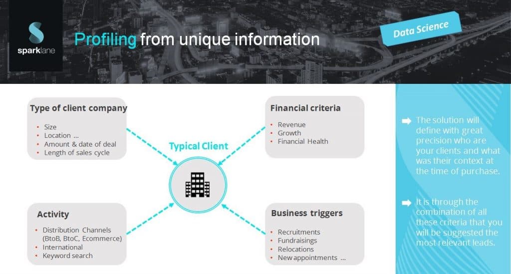 Firmographic : profiling from unique information